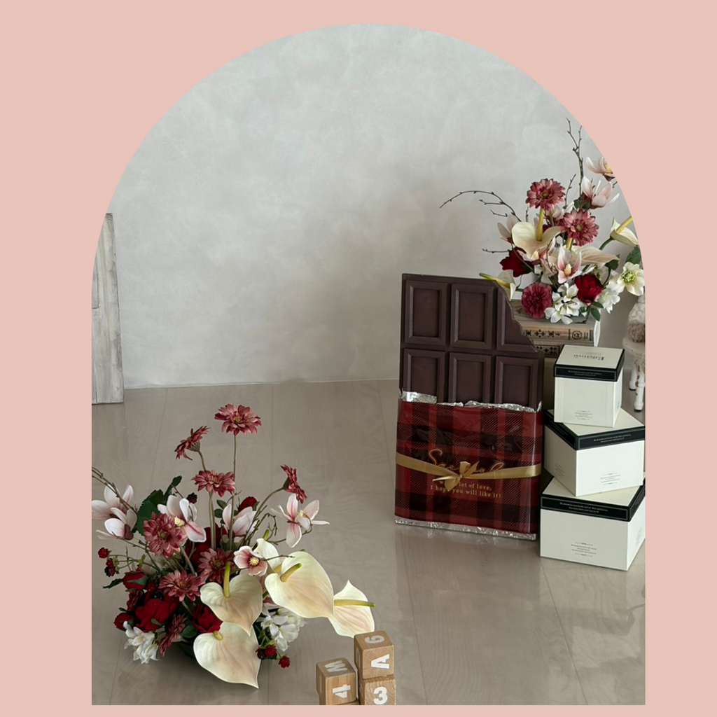 Fildays Mini Scene Set 造花空間装飾 小アレンジメント 顔まわり装飾例